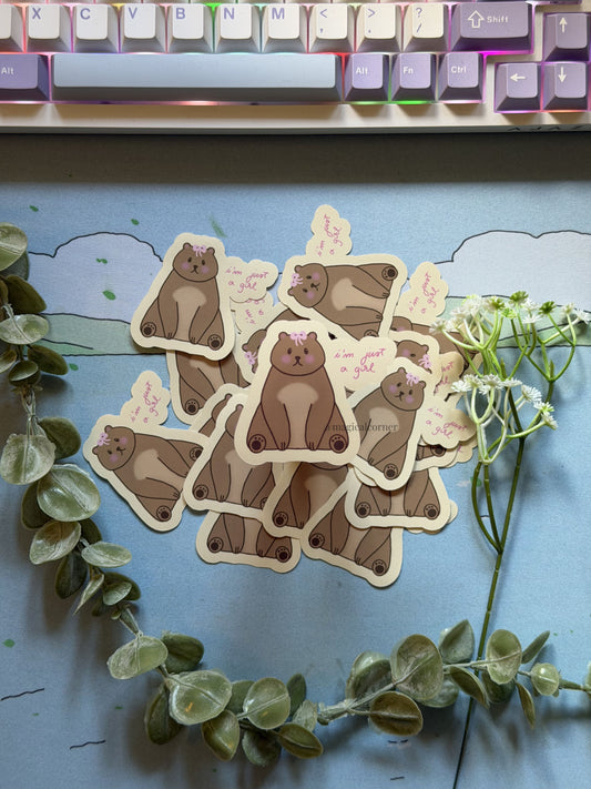 Adorable Bear Sticker Flake