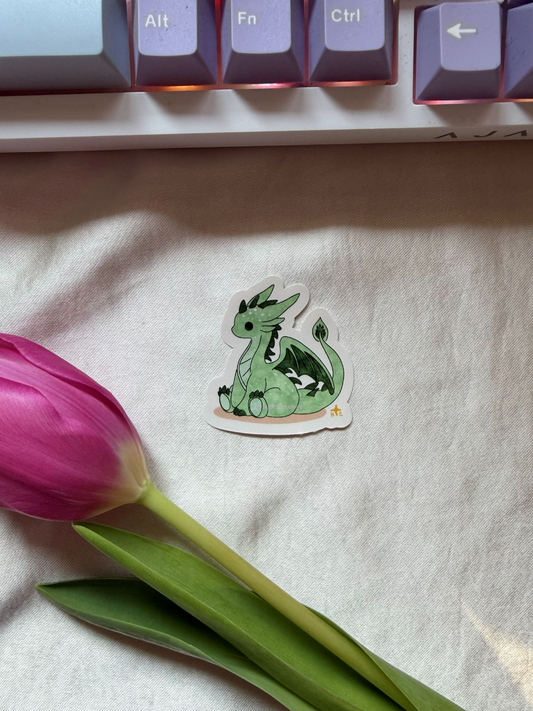 Cute Dragon Sticker Flake