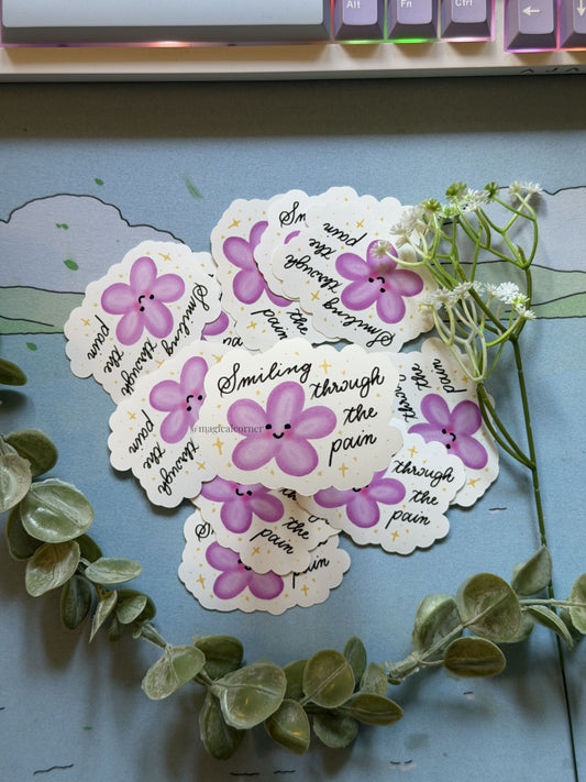 Cynical Flower Sticker Flake