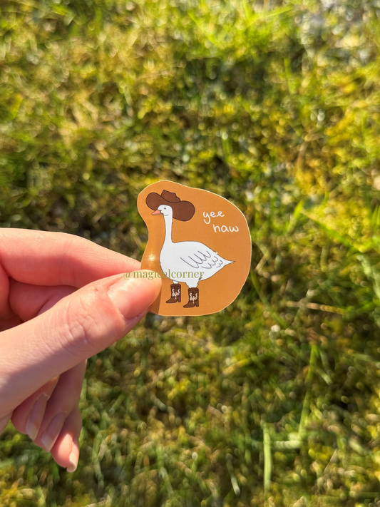 Silly Goose Sticker Flake