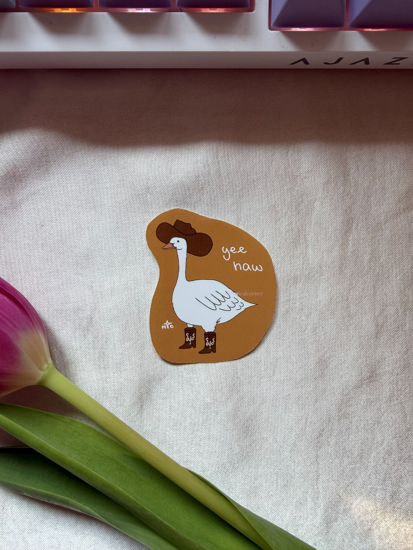 Silly Goose Sticker Flake