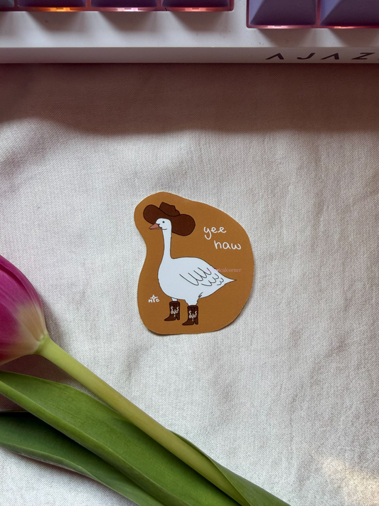 Silly Goose Sticker Flake